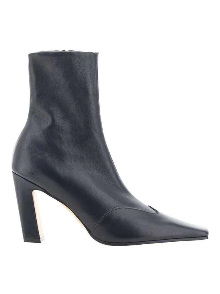 Black Calf Leather Bos Taurus Ankle Boots alternative