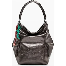 Bronze Polyethylene Women Backpack