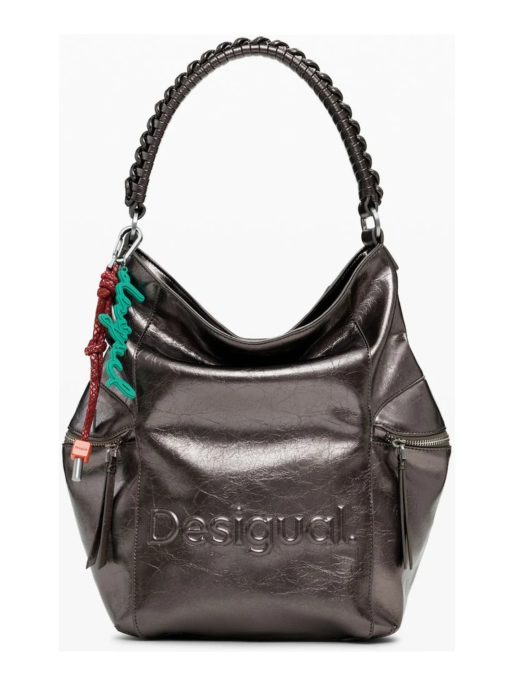 Bronze Polyethylene Women Backpack