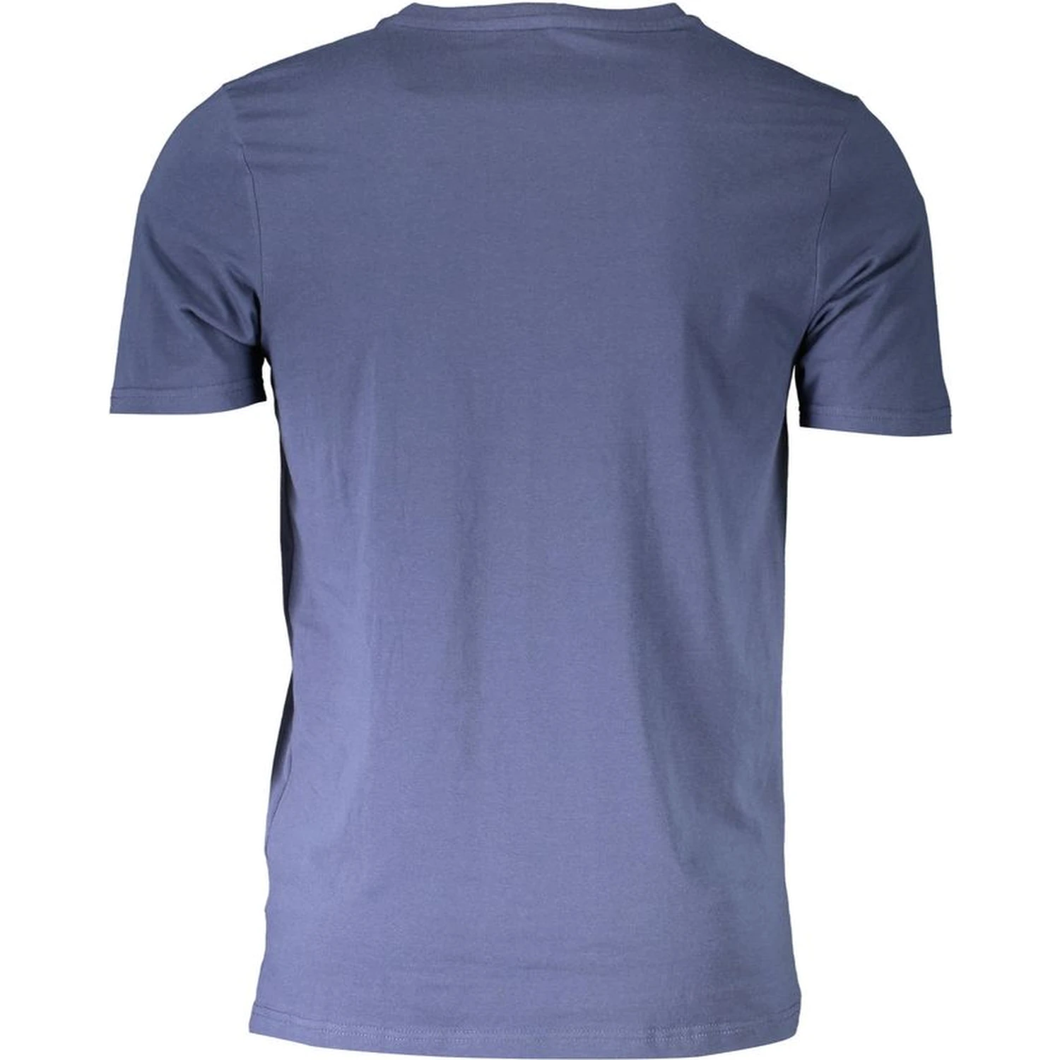Blue Cotton Men's T-Shirt