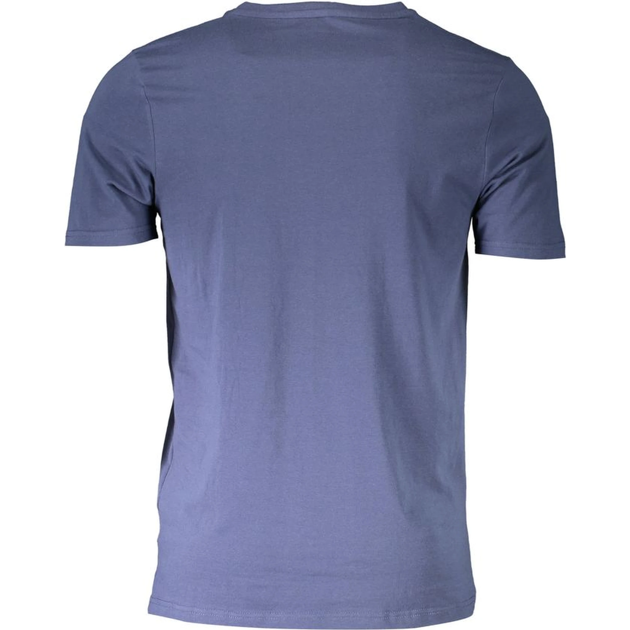 Blue Cotton Men's T-Shirt