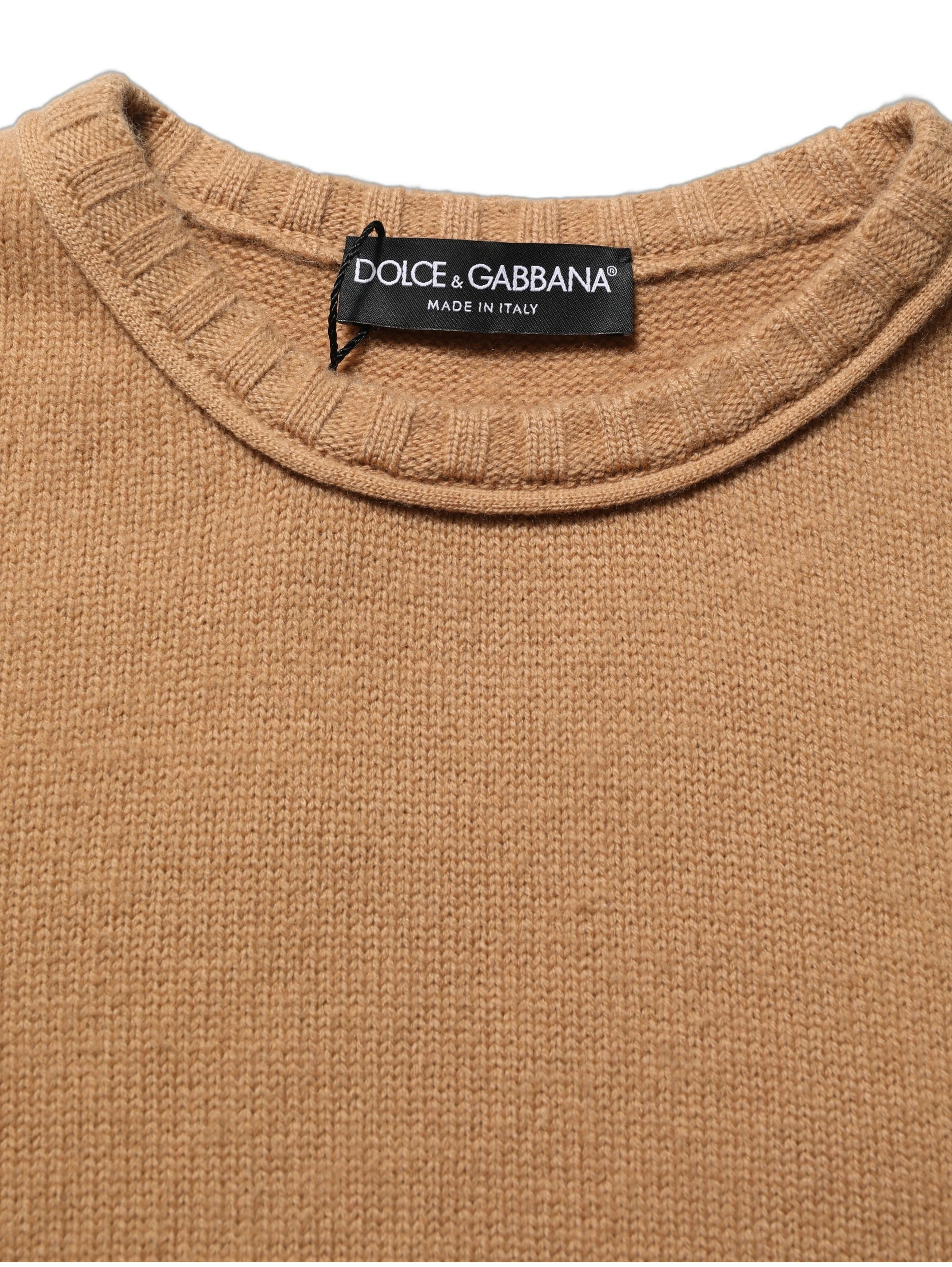 Brown Wool Short Sleeves Cropped Blouse Top