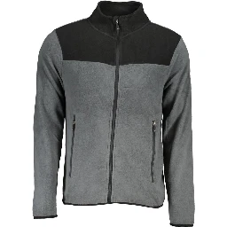 Gray Polyester Men's Sweatshirt