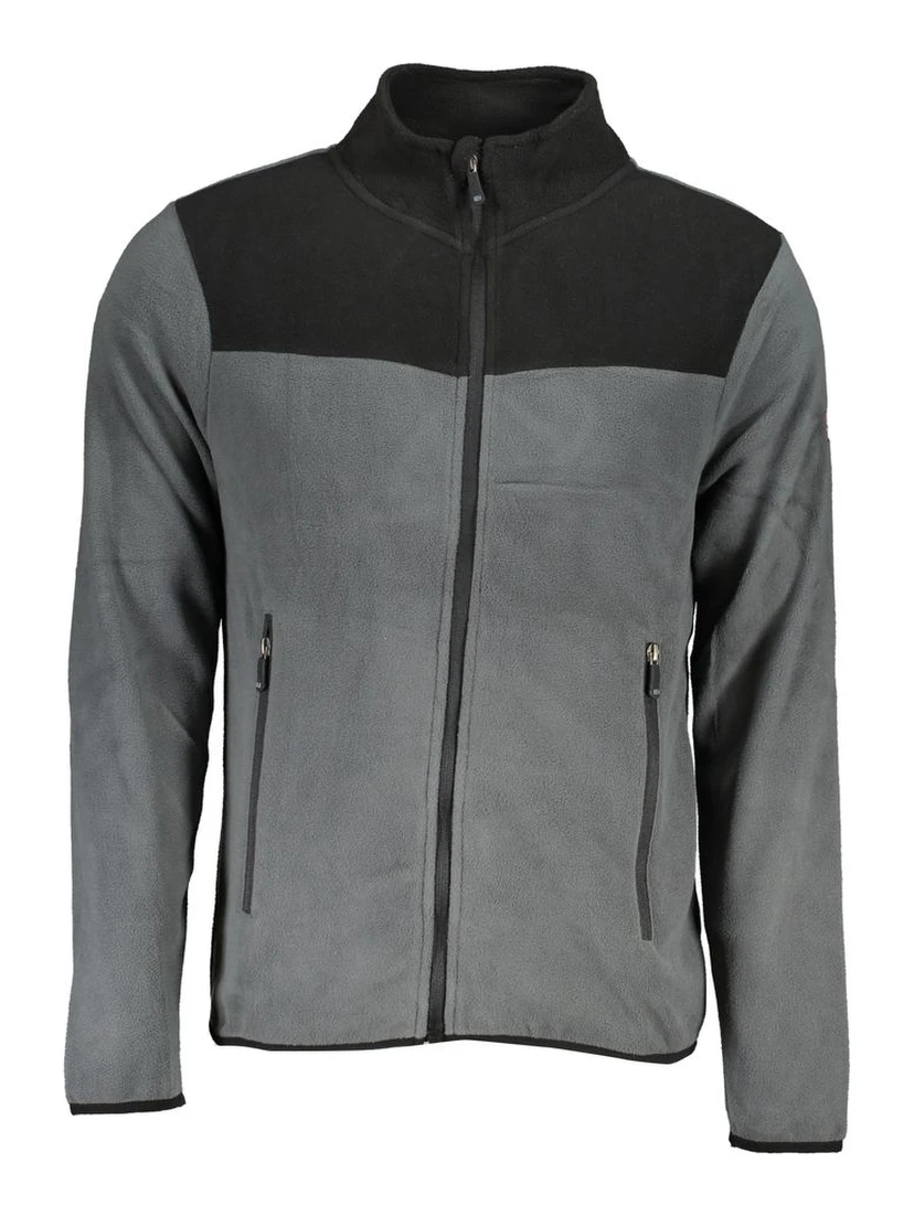 Gray Polyester Men's Sweatshirt