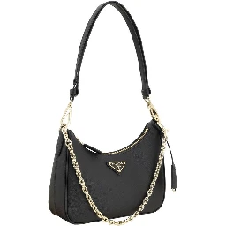 Black Calf Leather Bos Taurus Shoulder Bag