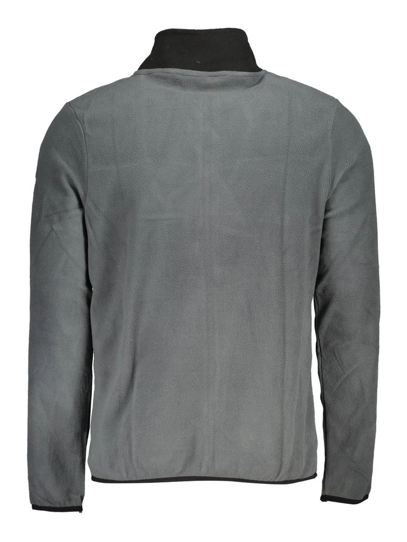 Gray Polyester Men's Sweatshirt