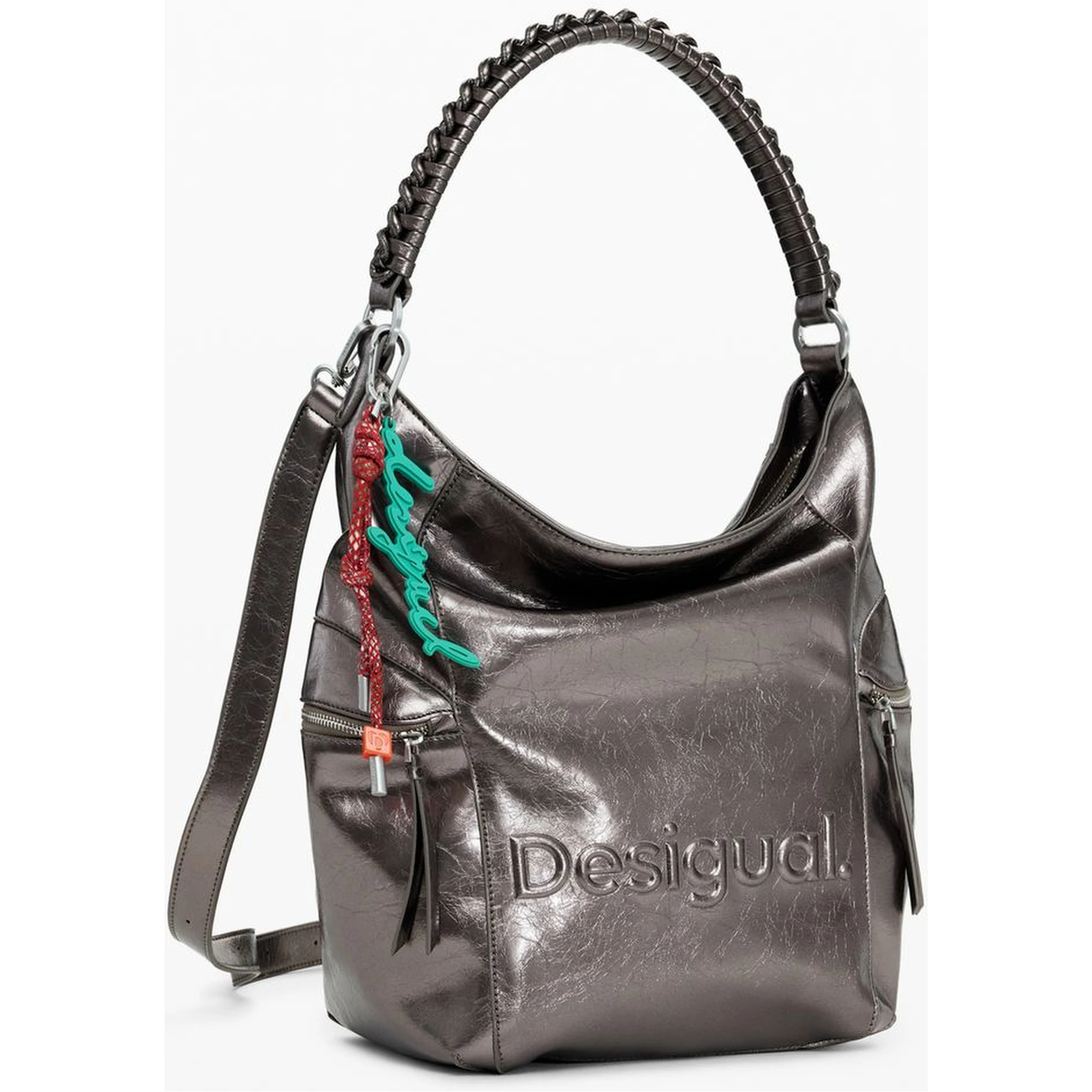 Bronze Polyethylene Women Backpack