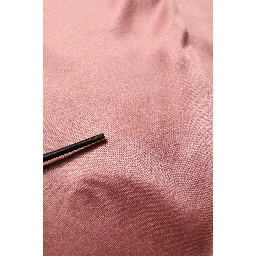 Pink Satin Silk V-neck Long Sleeves Blouse Top