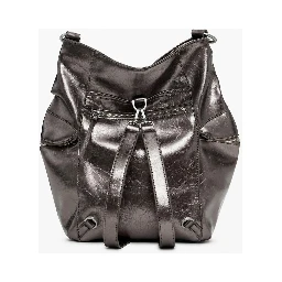 Bronze Polyethylene Women Backpack