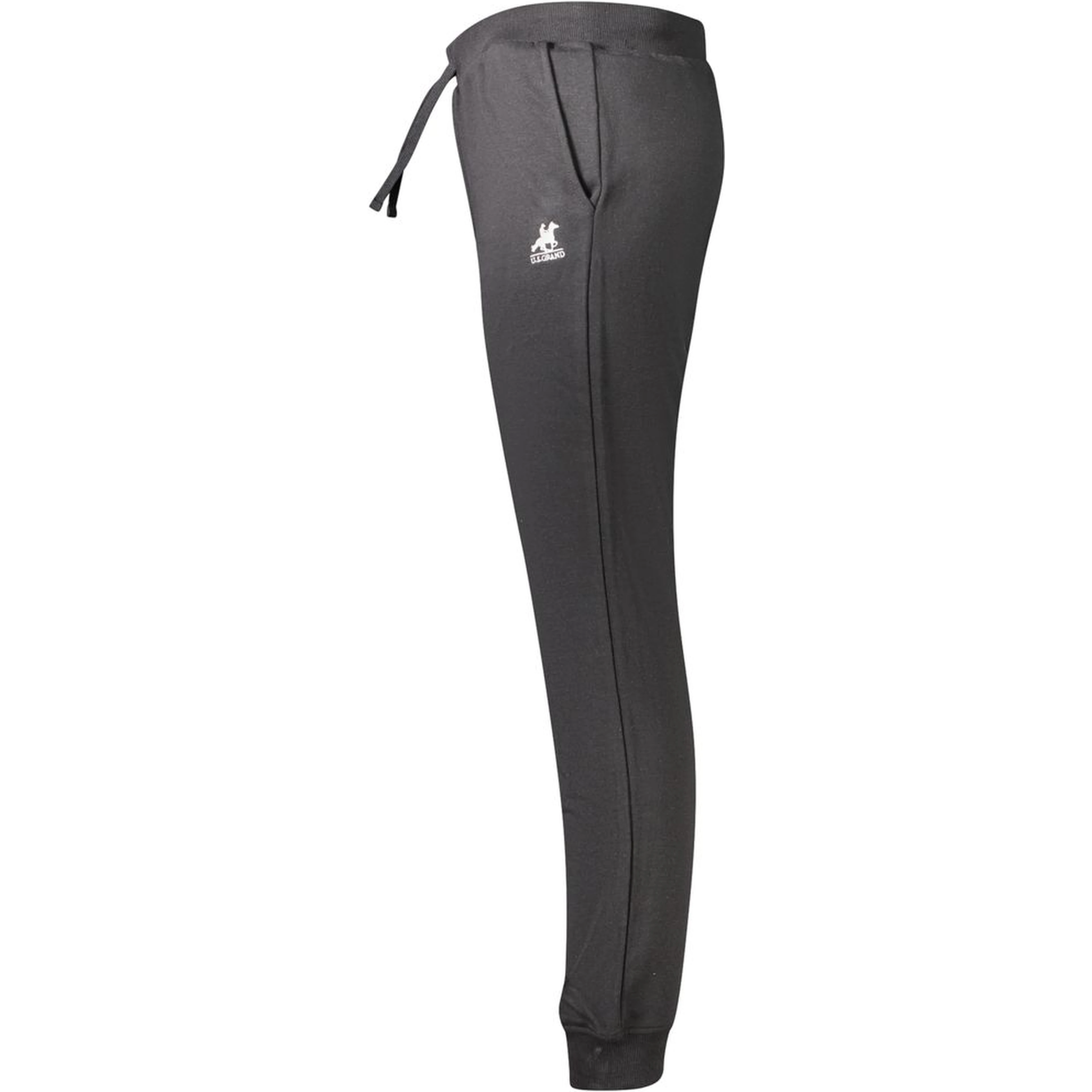 Black Cotton Men's Trouser