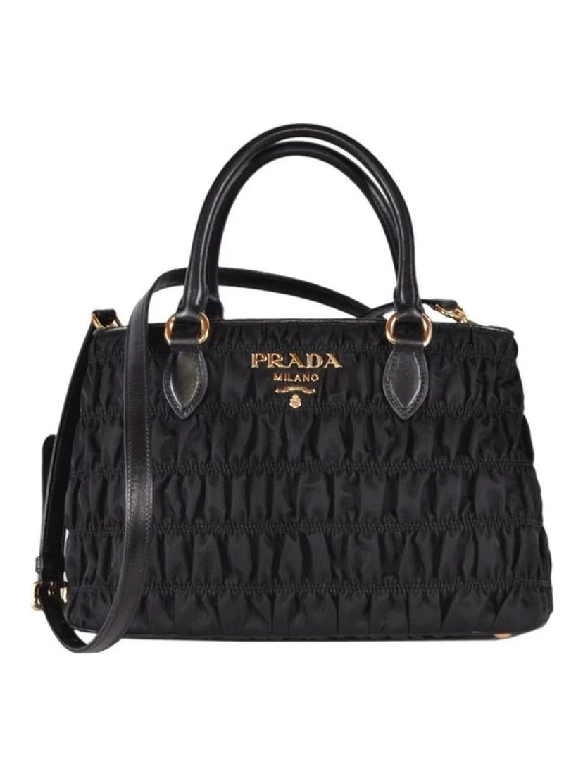 Black Nylon Handbag