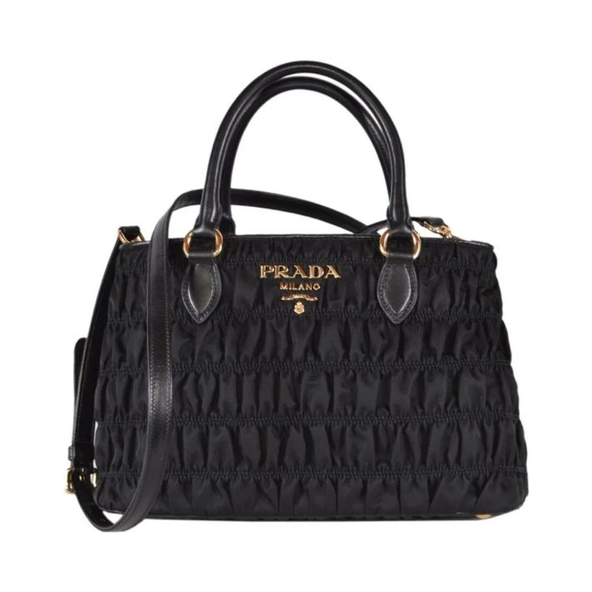 Black Nylon Handbag
