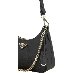 Black Calf Leather Bos Taurus Shoulder Bag