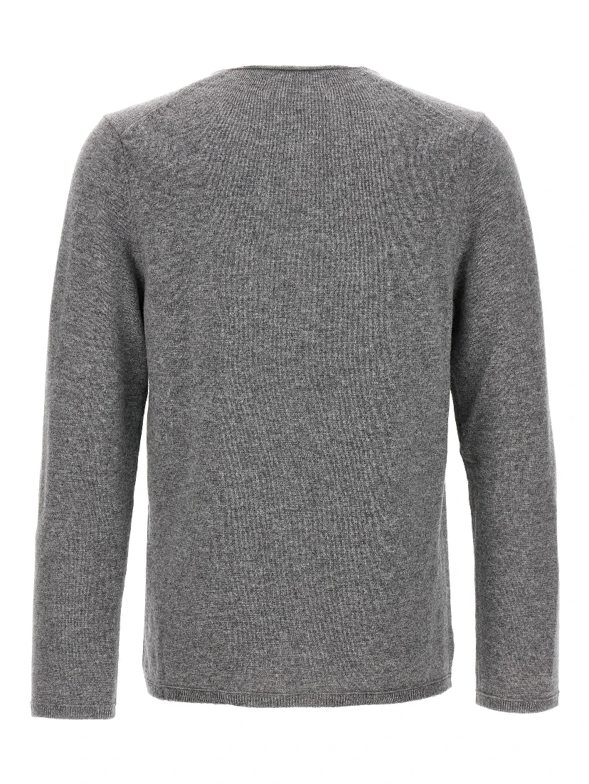 Gray Wool Cardigan