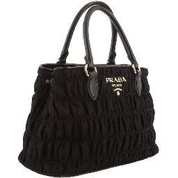 Black Nylon Handbag