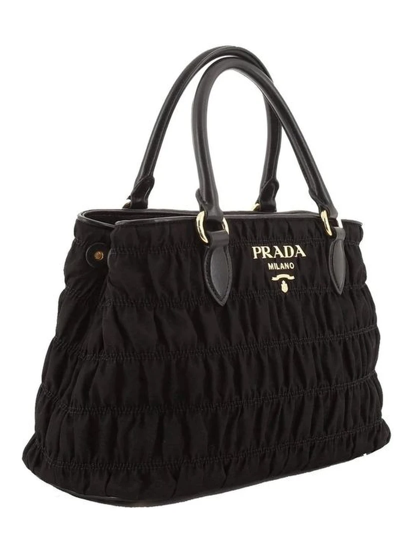 Black Nylon Handbag