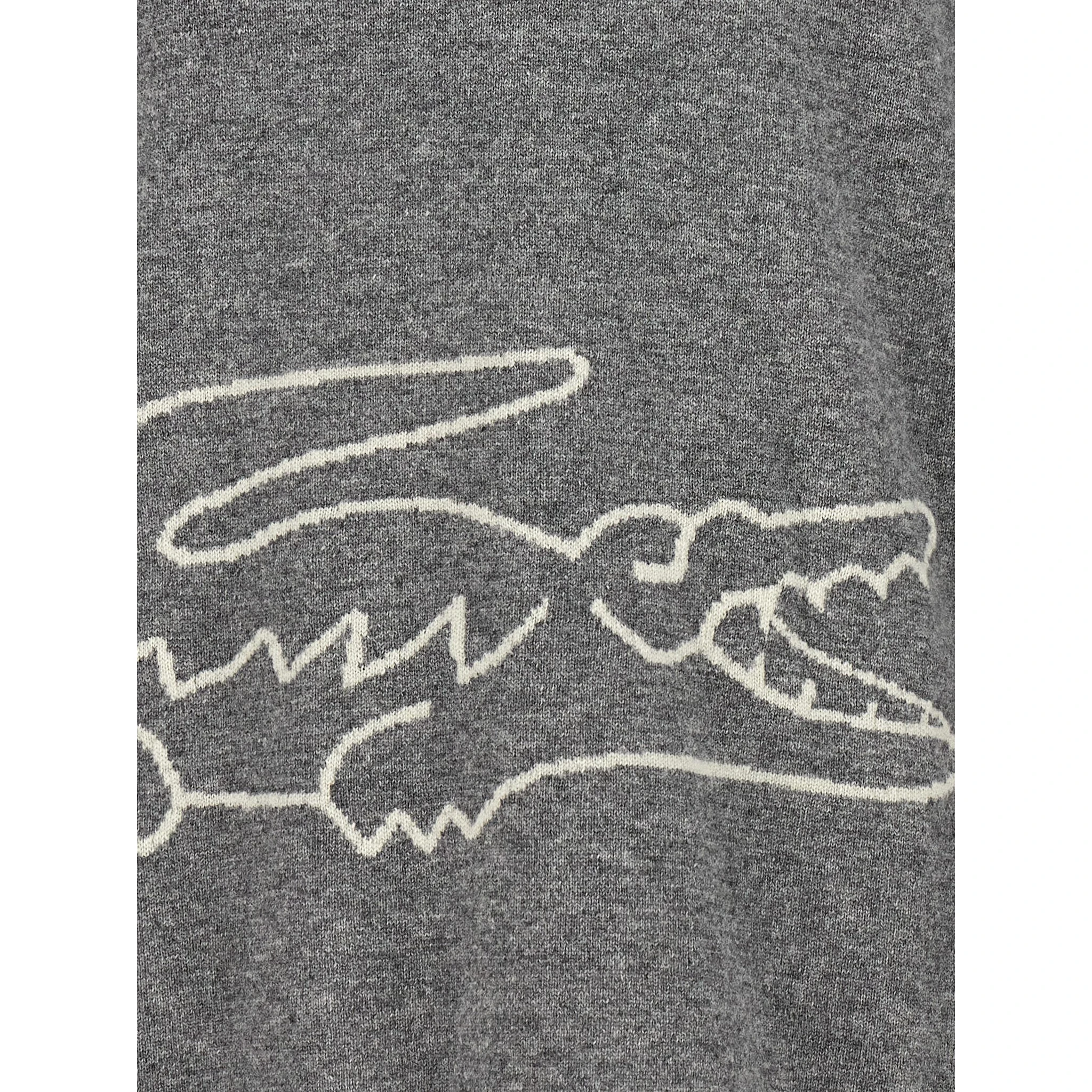 Gray Wool Cardigan