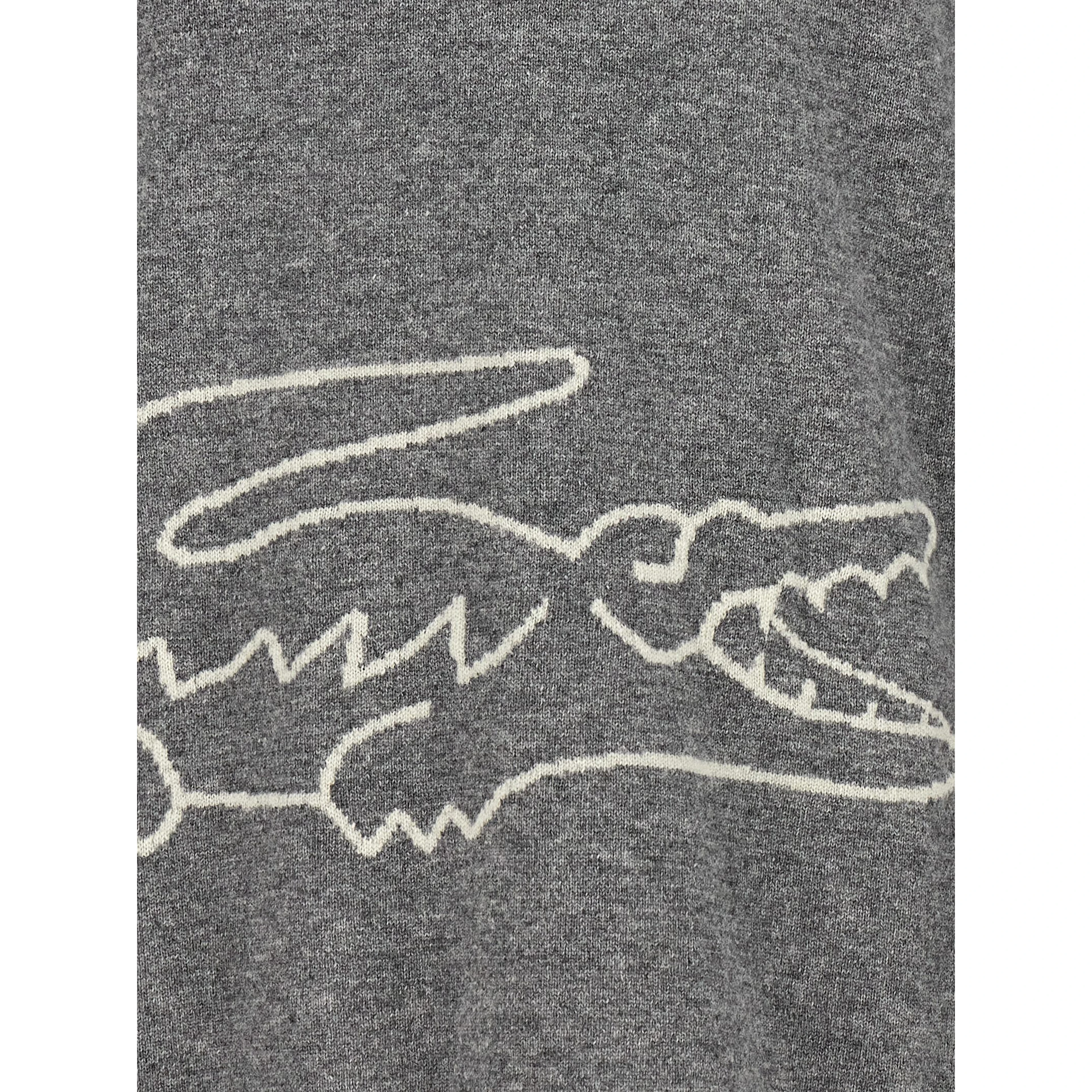 Gray Wool Cardigan