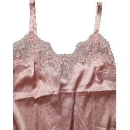 Light Pink Floral Lace Lingerie Underwear Top