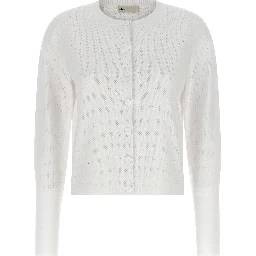 White Viscose Cardigan