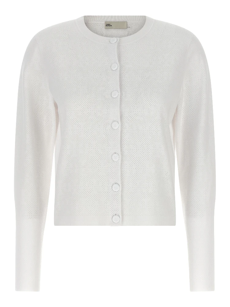 White Viscose Cardigan