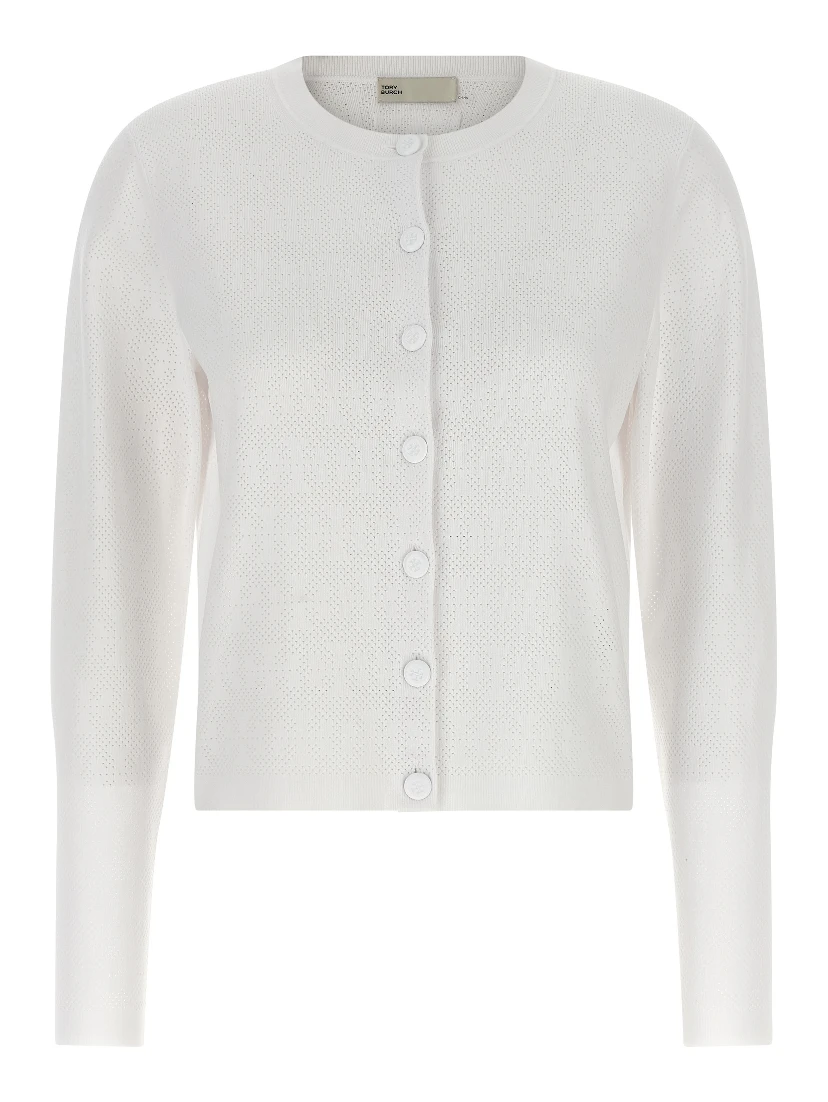 White Viscose Cardigan