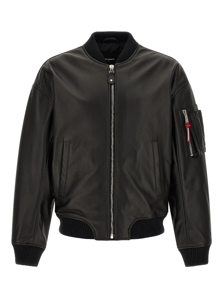 Black Leather Leather Jacket