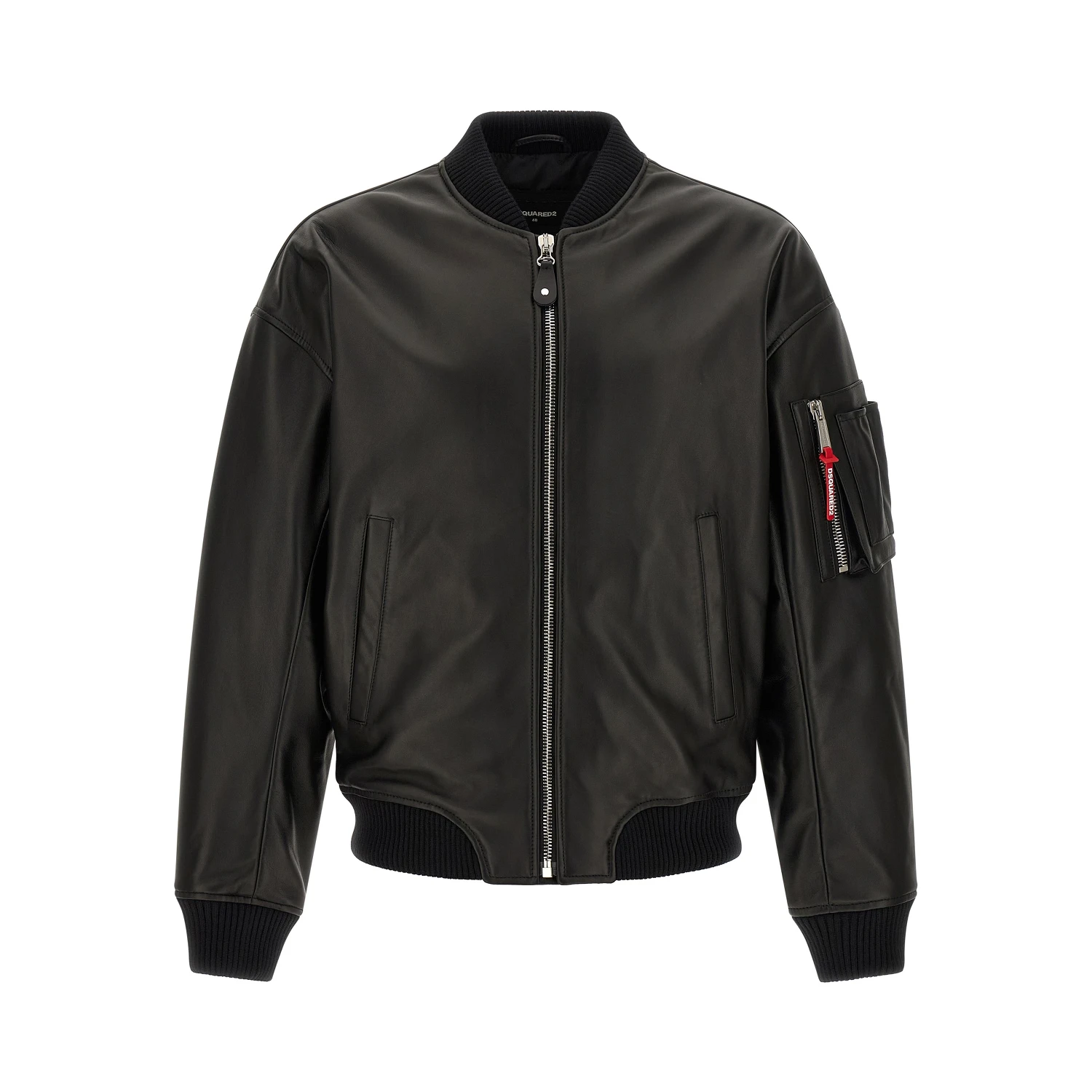 Black Leather Leather Jacket