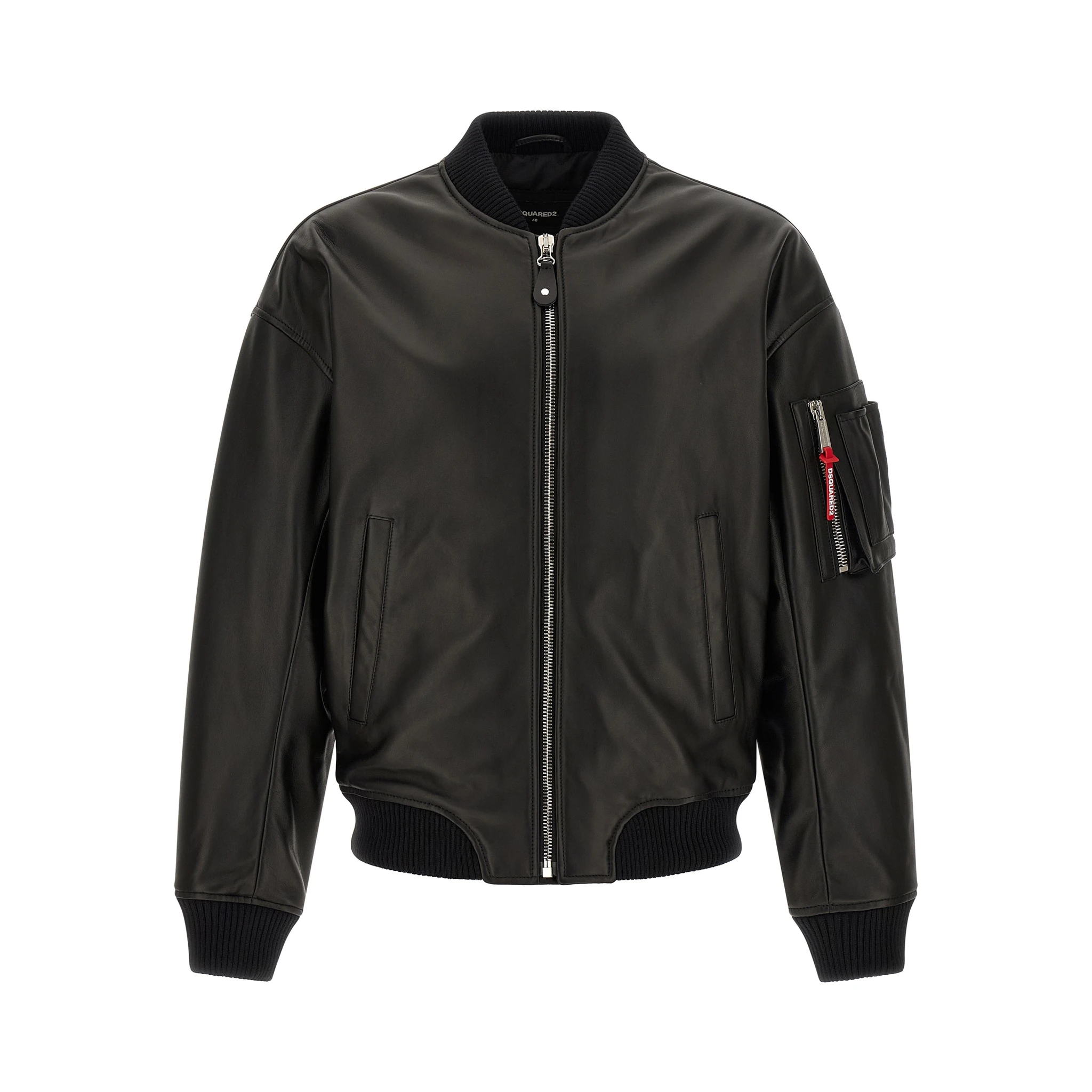 Black Leather Leather Jacket