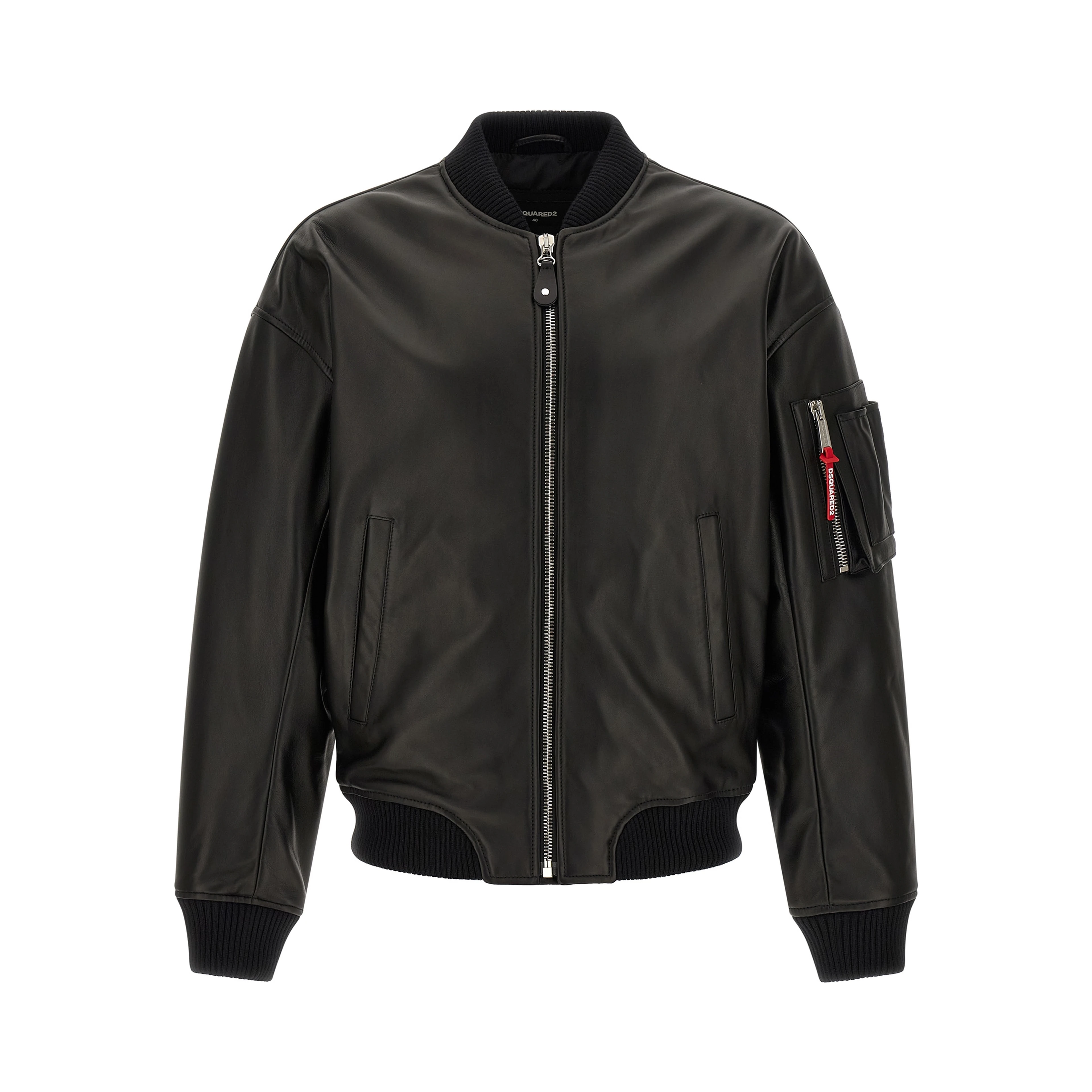 Black Leather Leather Jacket