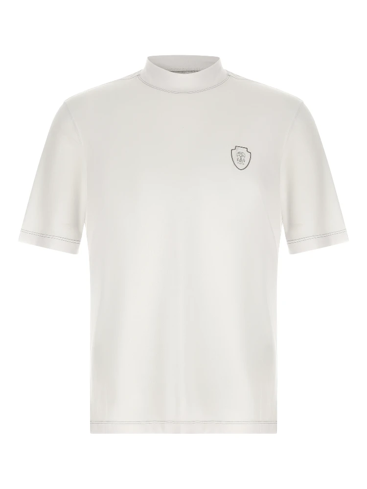 White Polyamide T-Shirt