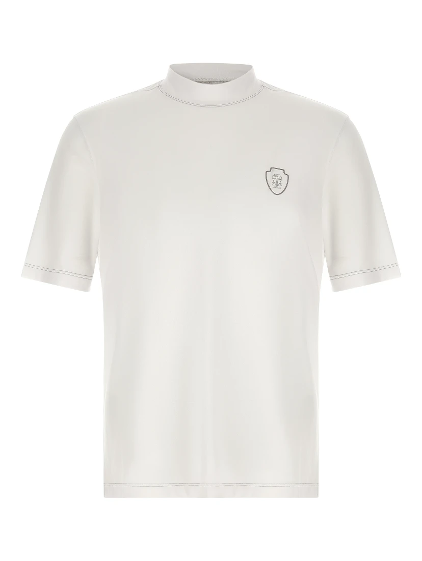 White Polyamide T-Shirt