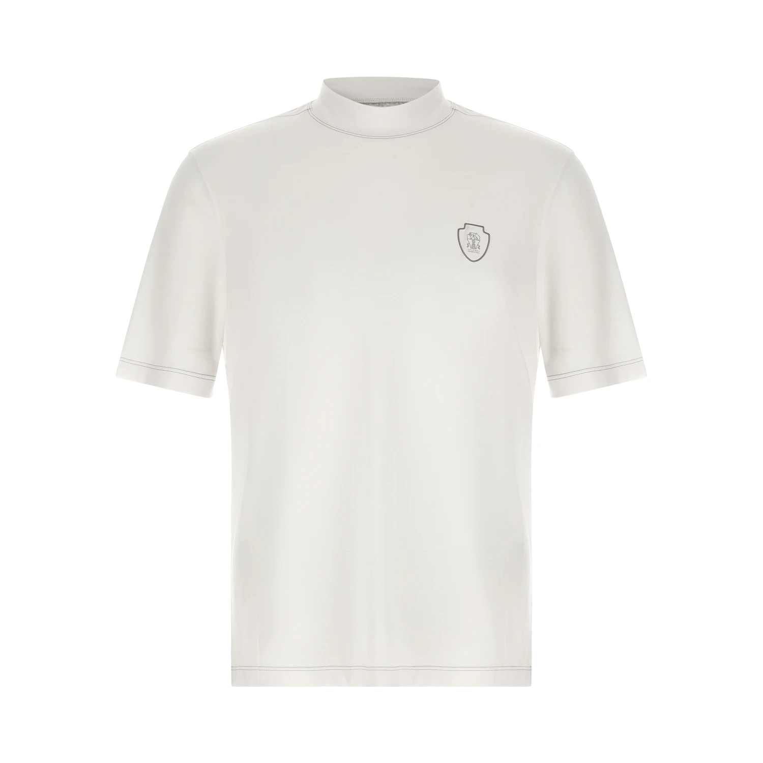 White Polyamide T-Shirt