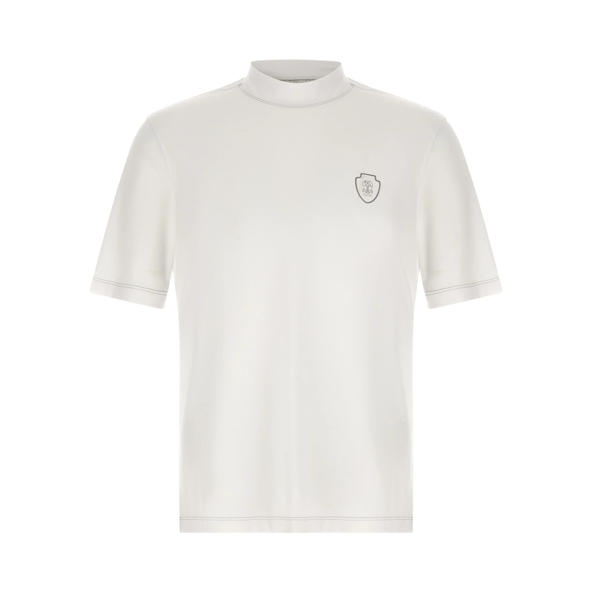 White Polyamide T-Shirt