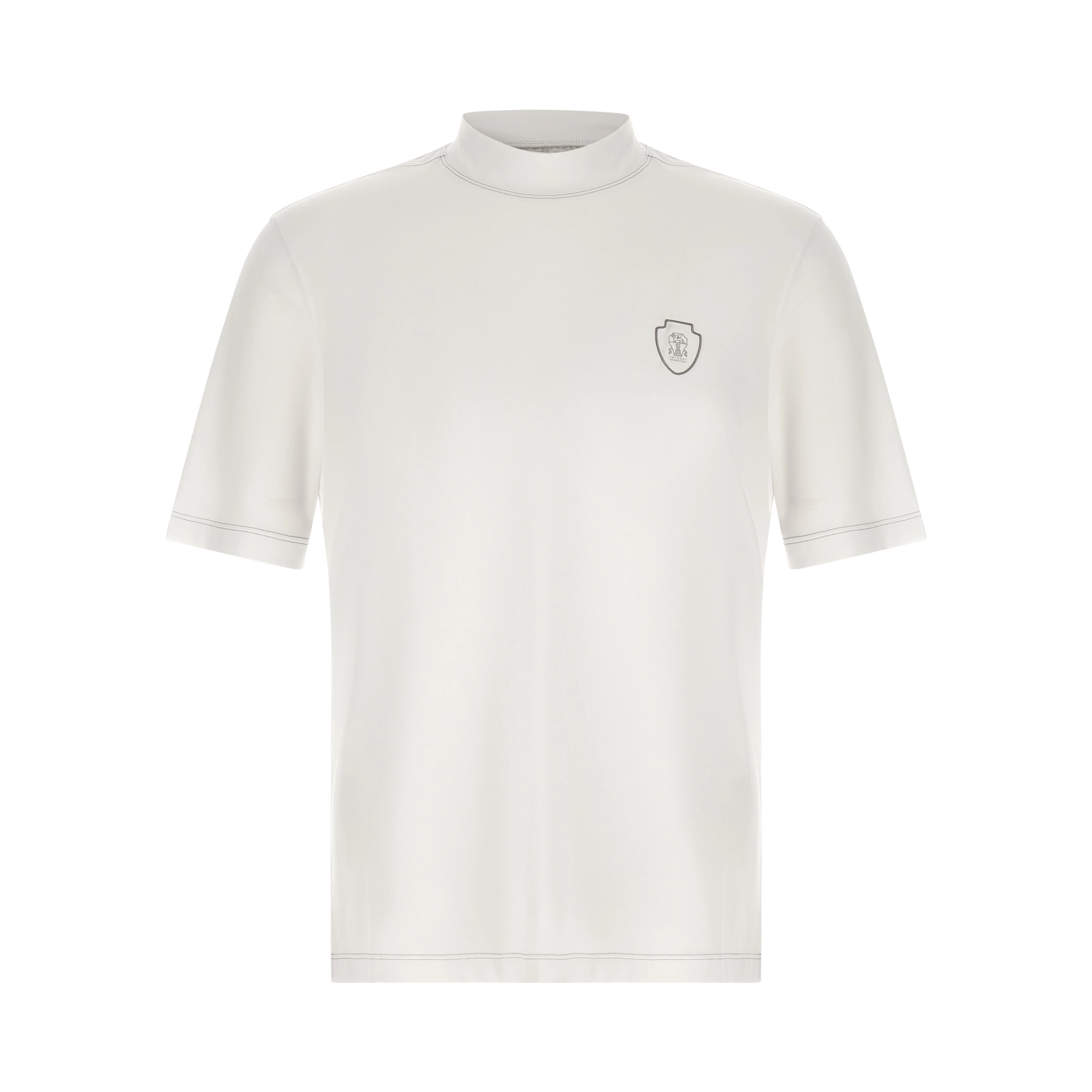 White Polyamide T-Shirt