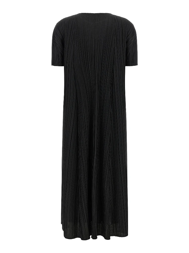 Black Polyester Midi Dress alternative