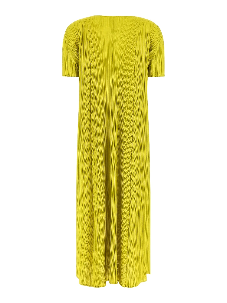 Bicolor Polyester Midi Dress alternative