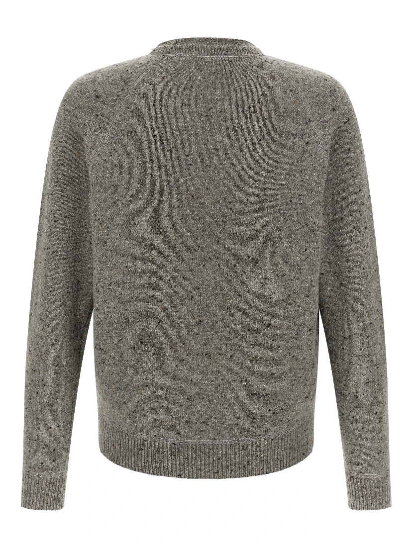 Gray Wool Cardigan