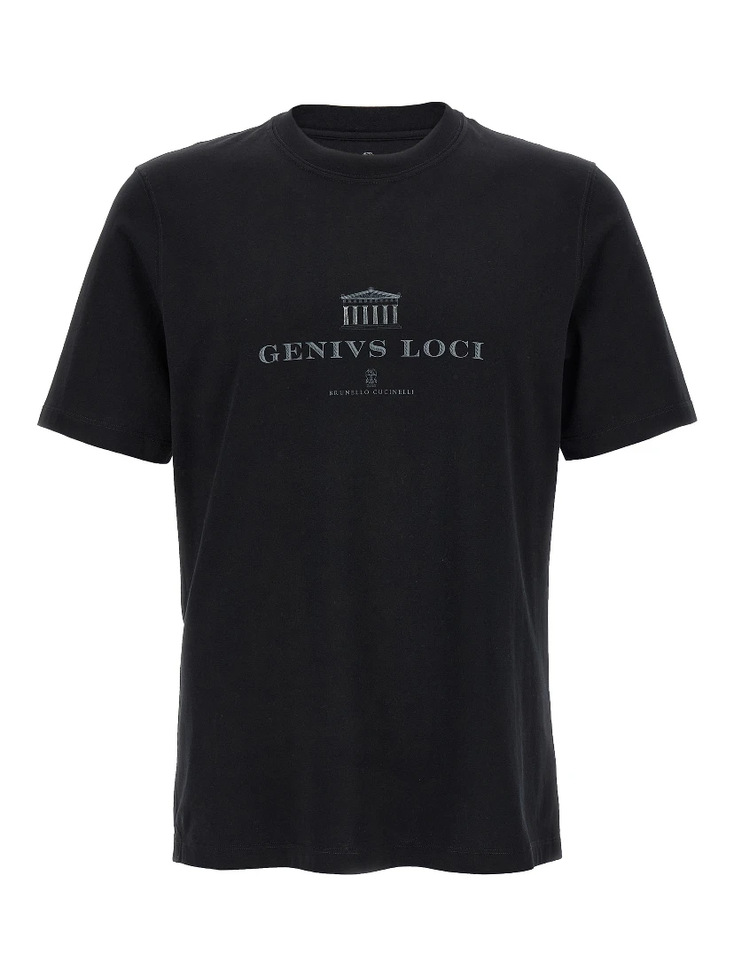 Black Cotton T-Shirt