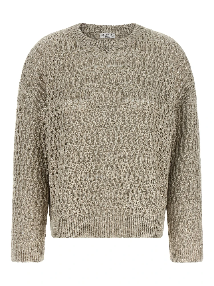 Beige Linen Cardigan