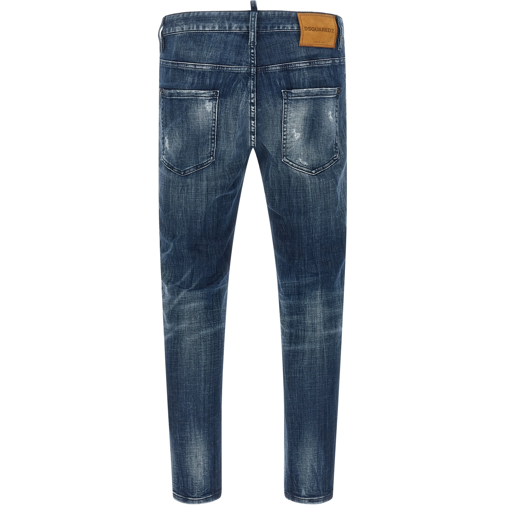 Blue Cotton Relaxed Fit Jeans