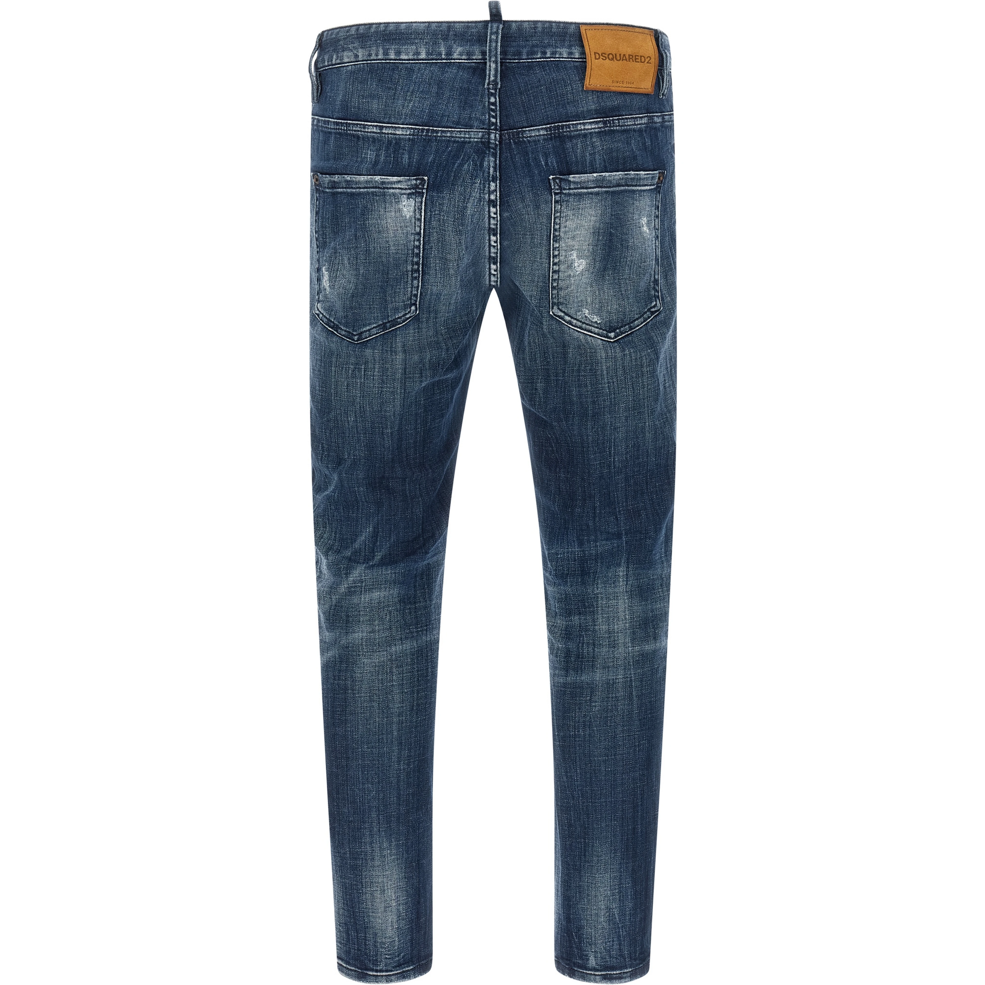 Blue Cotton Relaxed Fit Jeans