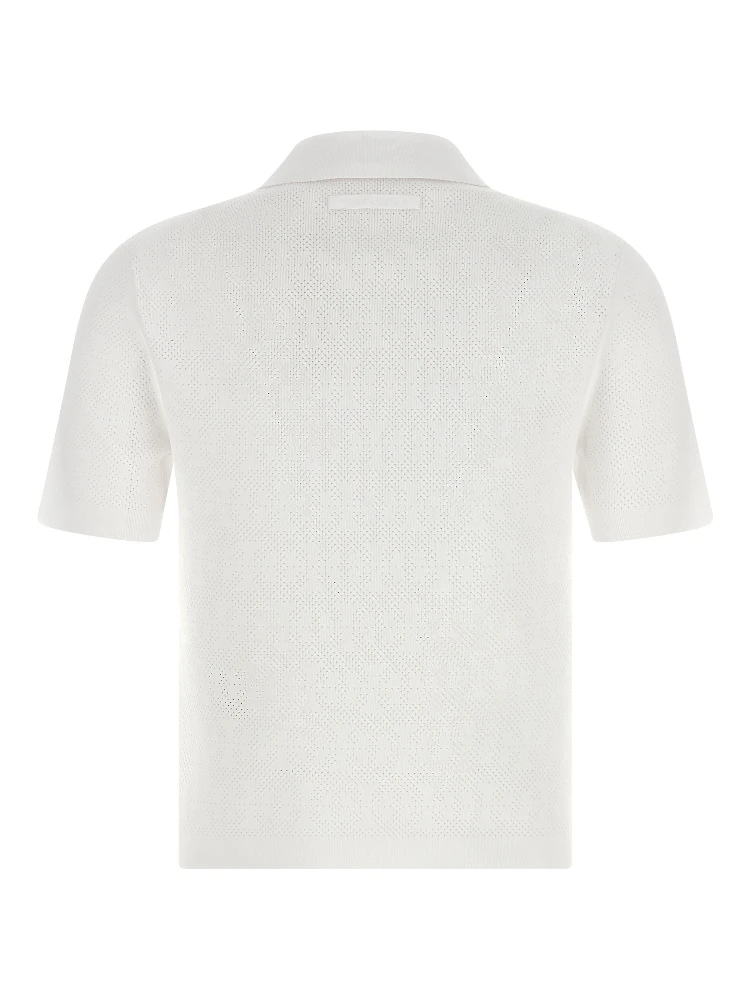 White Viscose Polo Shirt alternative