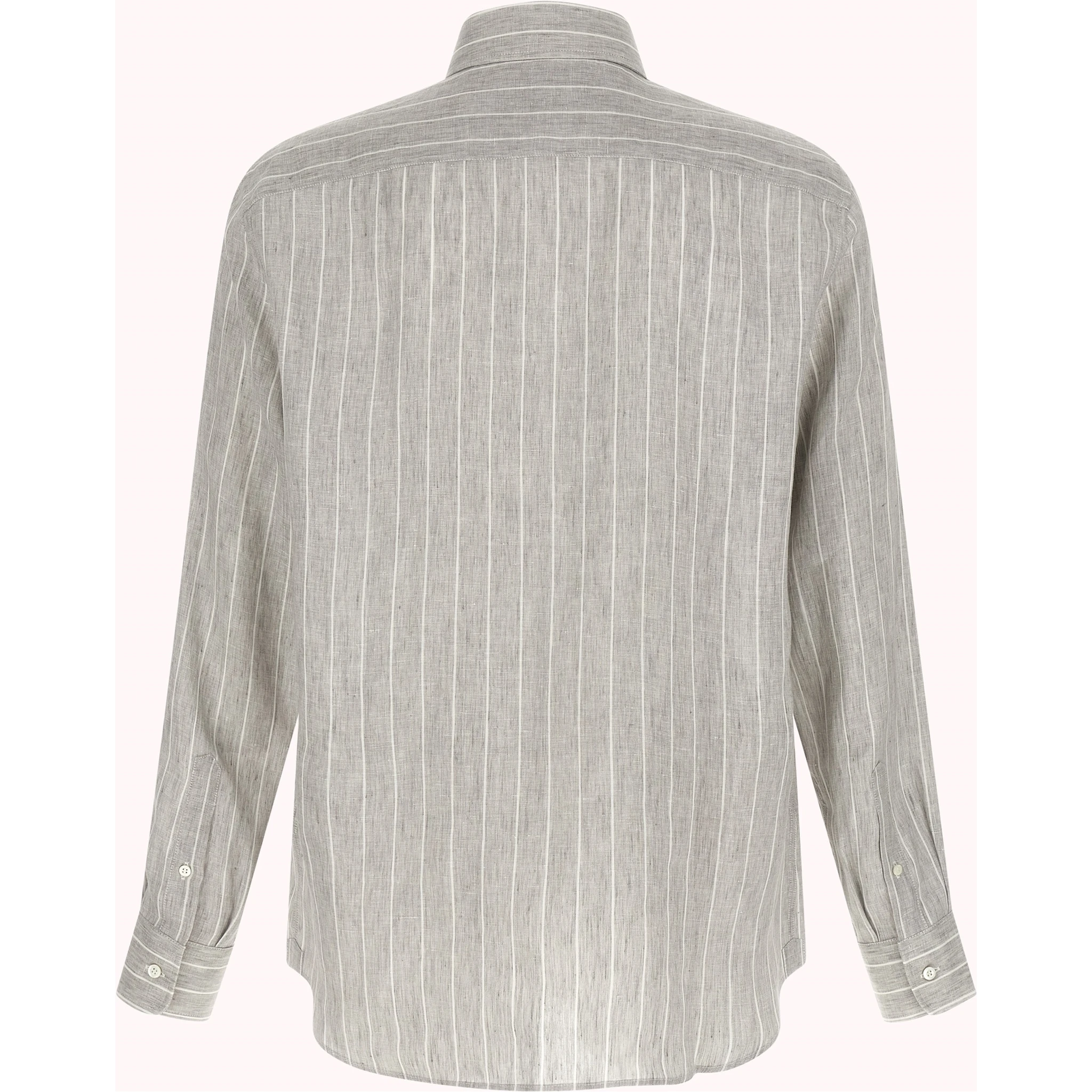 Gray Linen Blouse