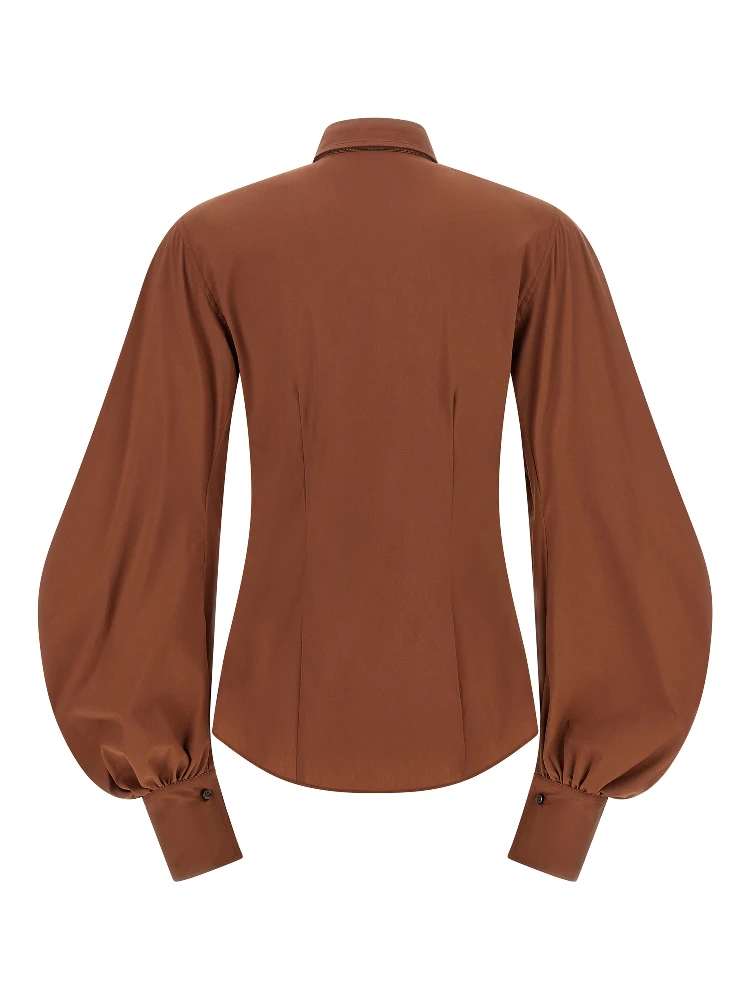 Brown Cotton Blouse alternative