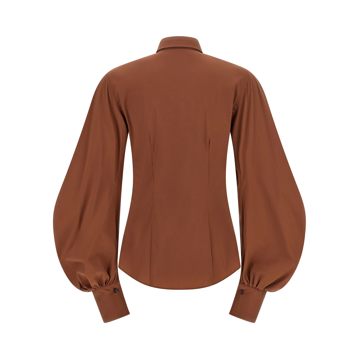 Brown Cotton Blouse