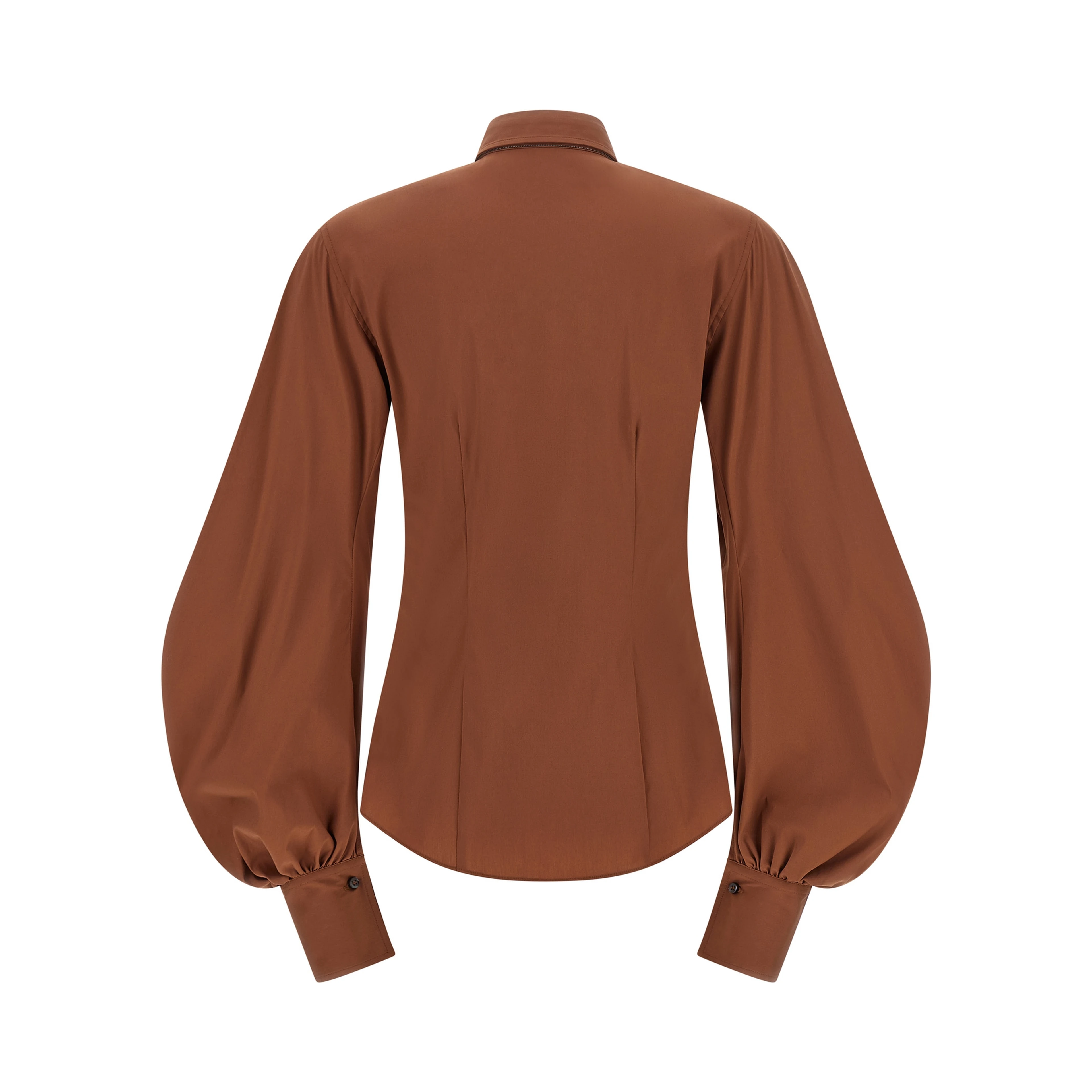 Brown Cotton Blouse