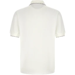 White Polyamide Polo Shirt