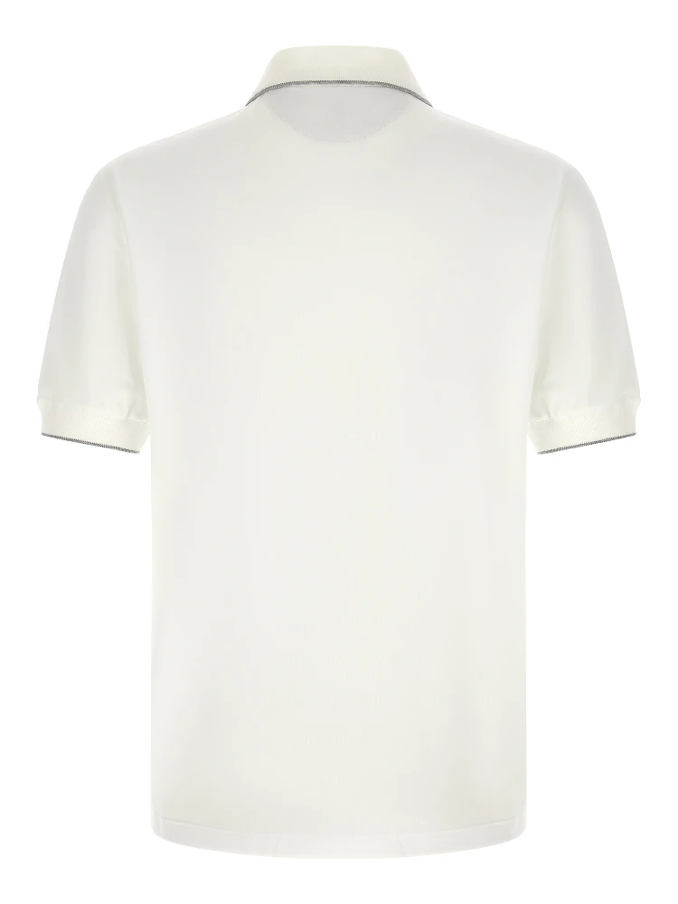 White Polyamide Polo Shirt alternative