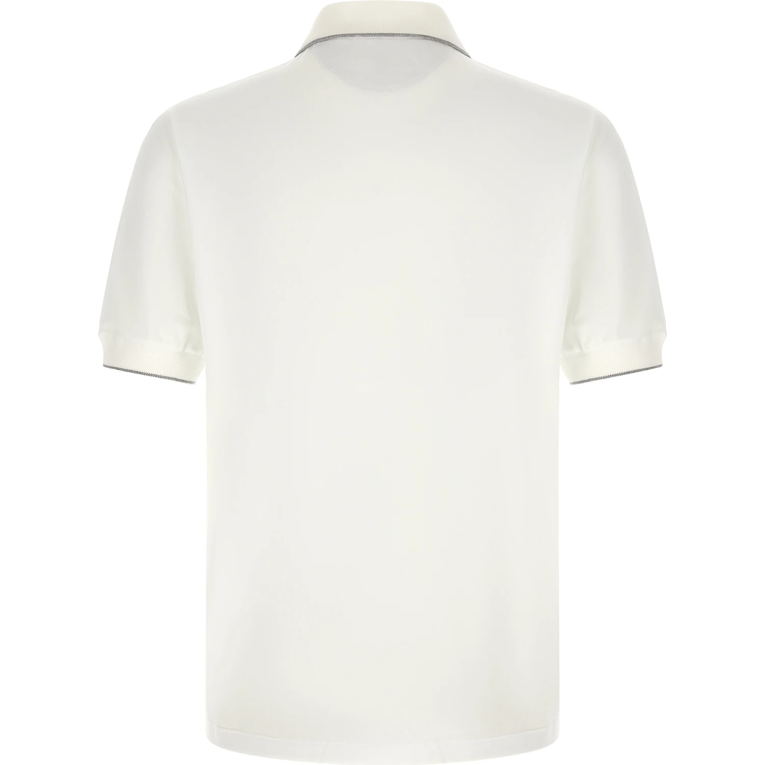 White Polyamide Polo Shirt